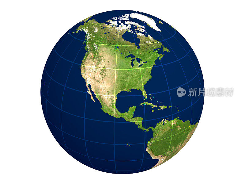 全球系列:北美/物理透明线